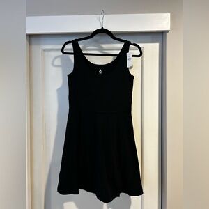 NWT Lou&Grey Black One Piece Outfit Skort w/ Pockets Pickleball Tennis Size Med